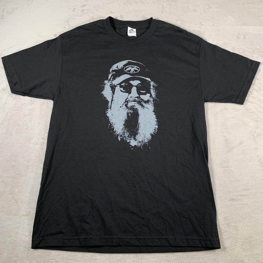 Vintage Duck Commander Shirt Mens Large Work Hard Nap Hard Beard Graphic Tee